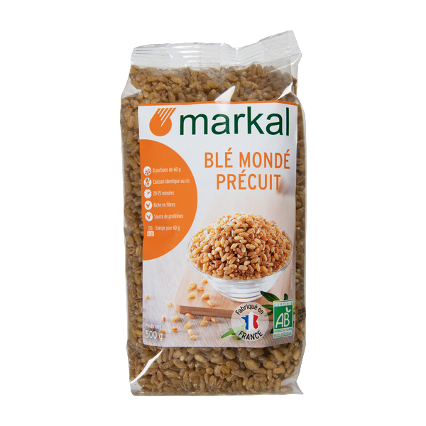 Blé mondé précuit bio - 1
